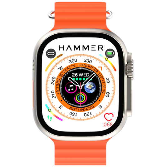 Hammer Ultra Classic with 2.01"  Largest Display Bluetooth Calling Smartwatch