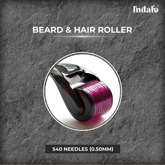 Derma Roller 0.5mm | 540 Titanium Alloy Needles | Indalo