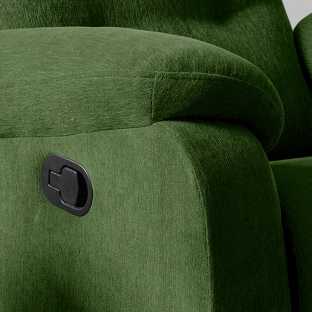 Sleepyhead RX5 - Single Seater Fabric Recliner (Avocado Green)