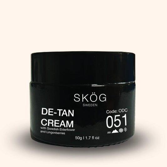 SKÖG DETAN CREAM MASK with Swedish Elderflower + Lingonberries + Kojic Acid / Bleach Free and suitable for sensitive skin