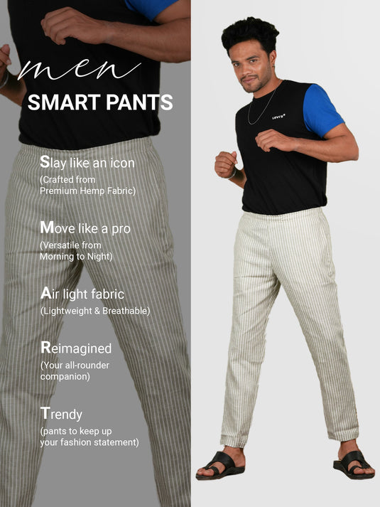 Men Whispering Olive Hemp Lounge Pant