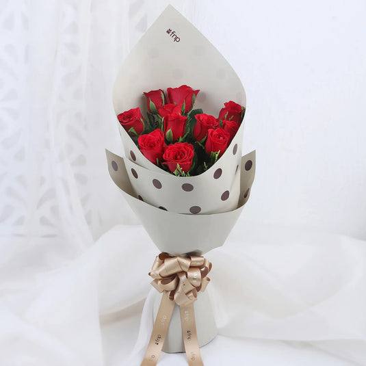FNP- Enticing 11 Red Roses Bunch