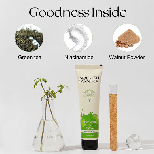 green tea face wash ingredients