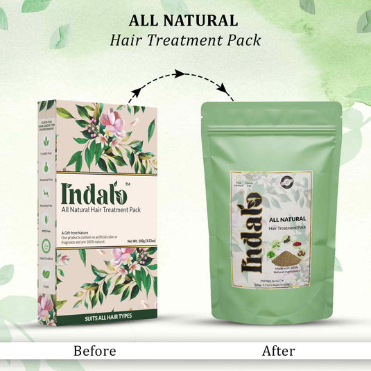 Indalo All-Natural Hair Treatment Pack - 100g