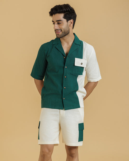 Hemporio Green Patch Men's shirt