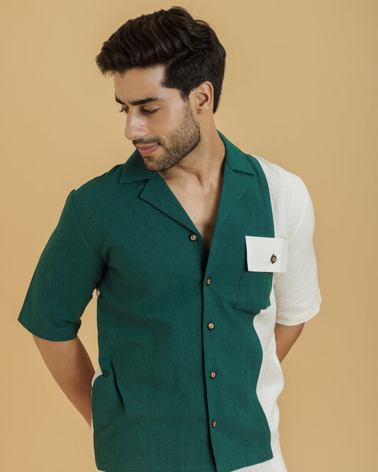 Hemporio Green Patch Men's shirt