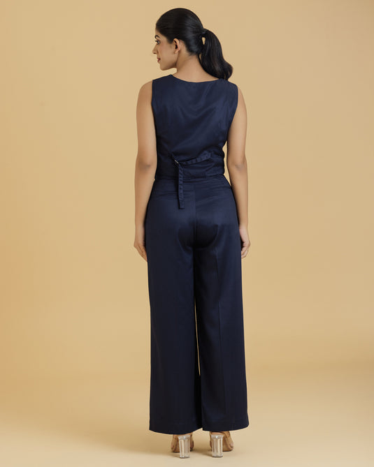 HEMPORIO Bamboo Luxe Formal pants| Blue