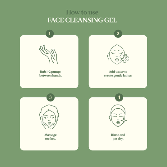  How to use face cleansing gel - august bioscience