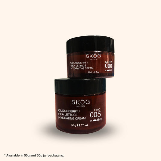 SKOG CLOUDBERRY/SEA LETTUCE HYDRATING CREAM with arctic berries for bright plump skin for all skin types