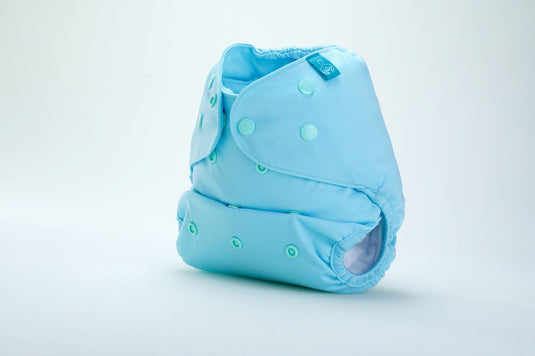 Diaper Cover (Baby Blue) + 1 Wet free Insert