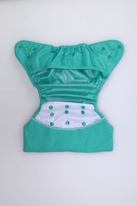 Diaper Cover (Blue Green) + 1 Wet free Insert