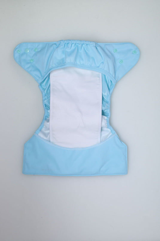 Diaper Cover (Baby Blue) + 1 Wet free Insert