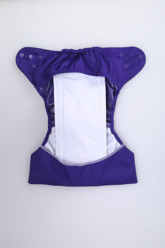 Diaper Cover (Purple) + 1 Wet free Insert