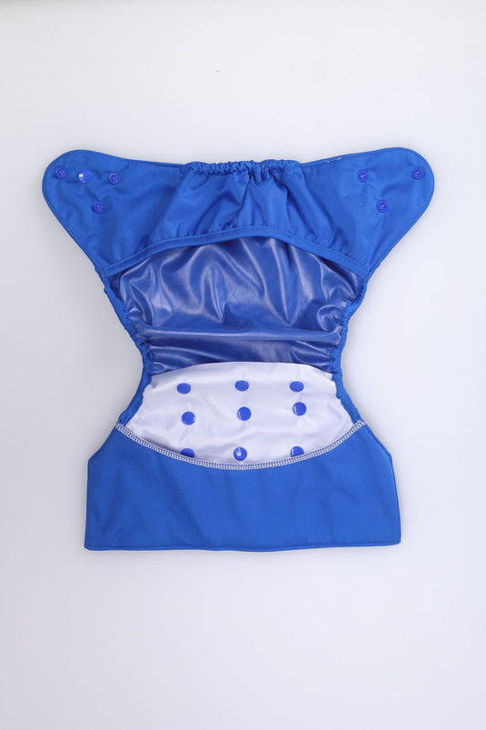 Diaper Cover (Deep Blue) + 1 Wet free Insert