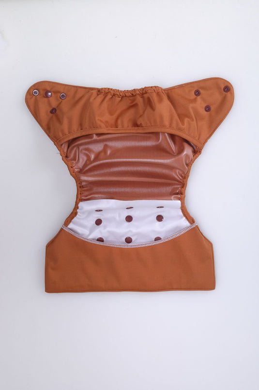 Diaper Cover (Chocolate) + 1 Wet free Insert