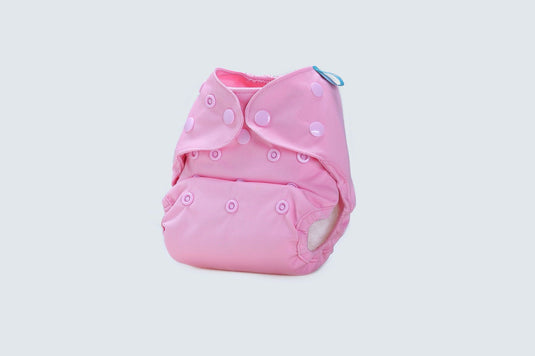 Diaper Cover (Pink) + 1 Wet free Insert