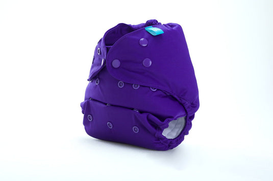 Diaper Cover (Purple) + 1 Wet free Insert