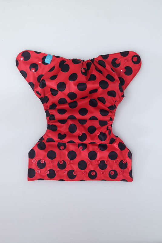 Diaper Cover (Ladybug) + 1 Wet free Insert