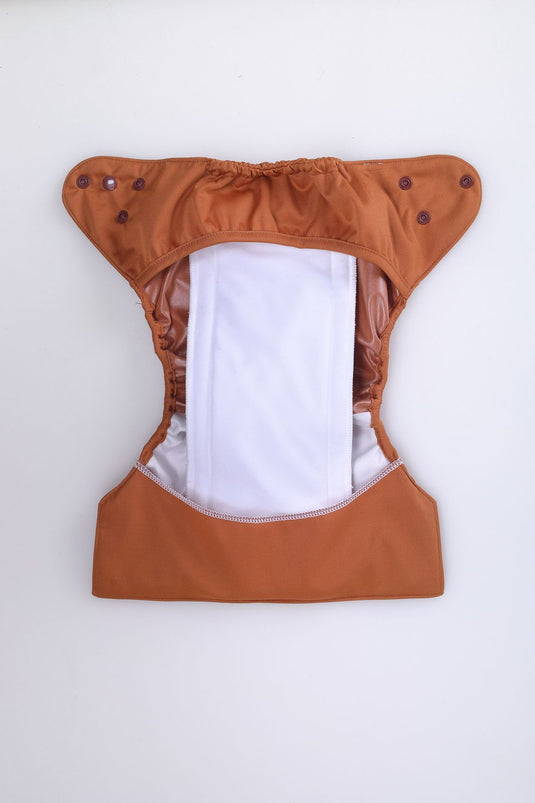 Diaper Cover (Chocolate) + 1 Wet free Insert