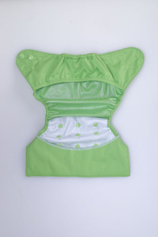 Diaper Cover (Deep Green) + 1 Wet free Insert