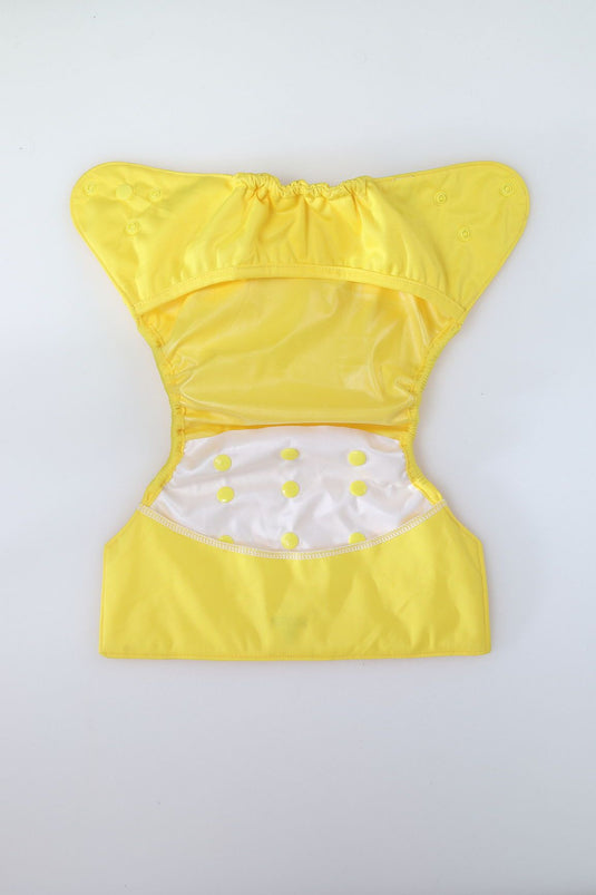 Diaper Cover (Highlight Yellow) + 1 Wet free Insert