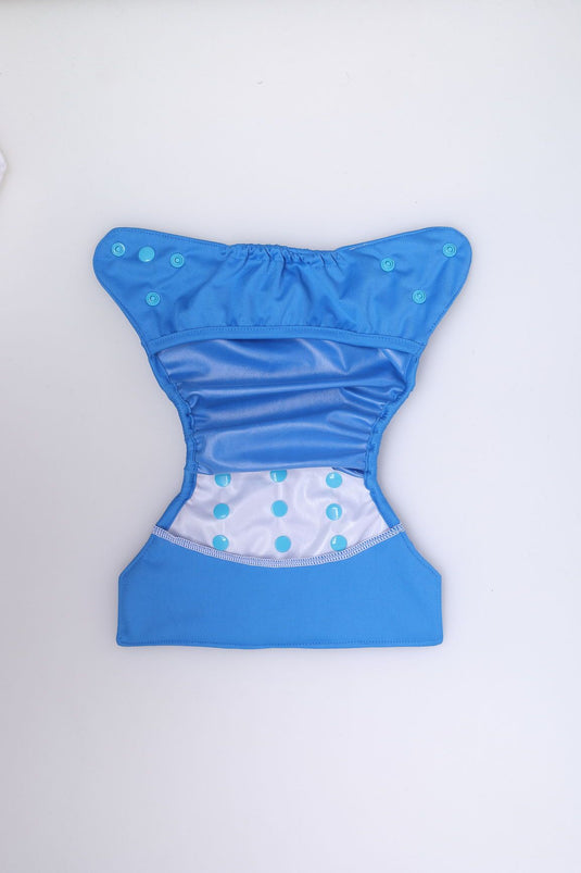 Diaper Cover (Oceanic Blue) + 1 Wet free Insert