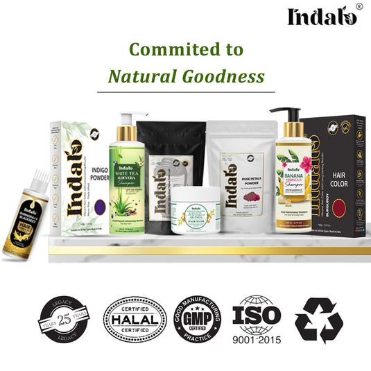 Indalo Combo of Natural Indigo & Henna Powder