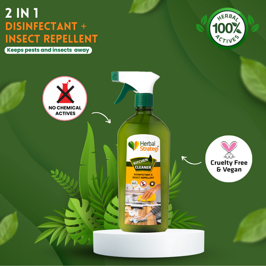 Herbal Kitchen Cleaner, Disinfectant & Insect Repellent | Product Size: 500 ml, 2 ltrs, 5 ltrs