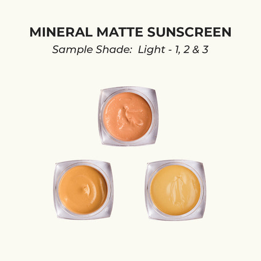 Harkoi Mineral Matte Sunscreen Sample (Pack Of 3) | SPF 35+ | PA++++ | Minimal Whitecast