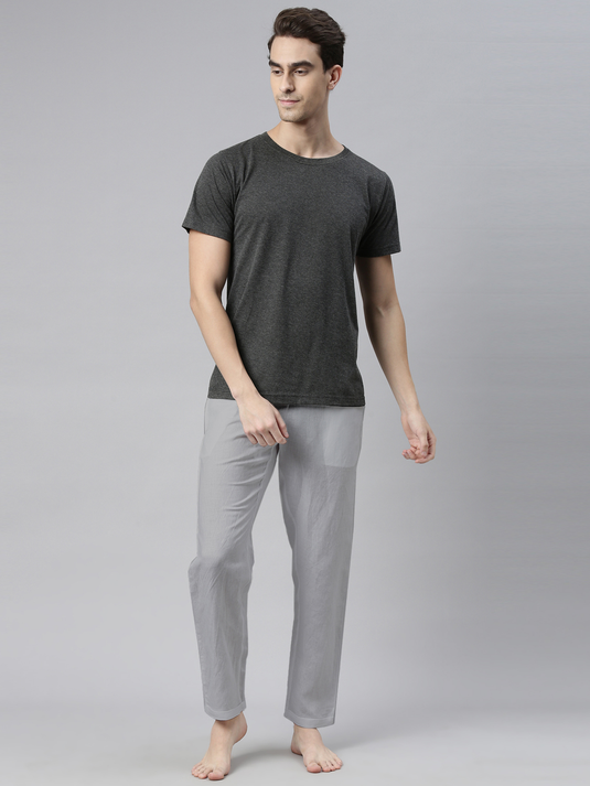 Men Slate Grey Hemp Lounge Pant