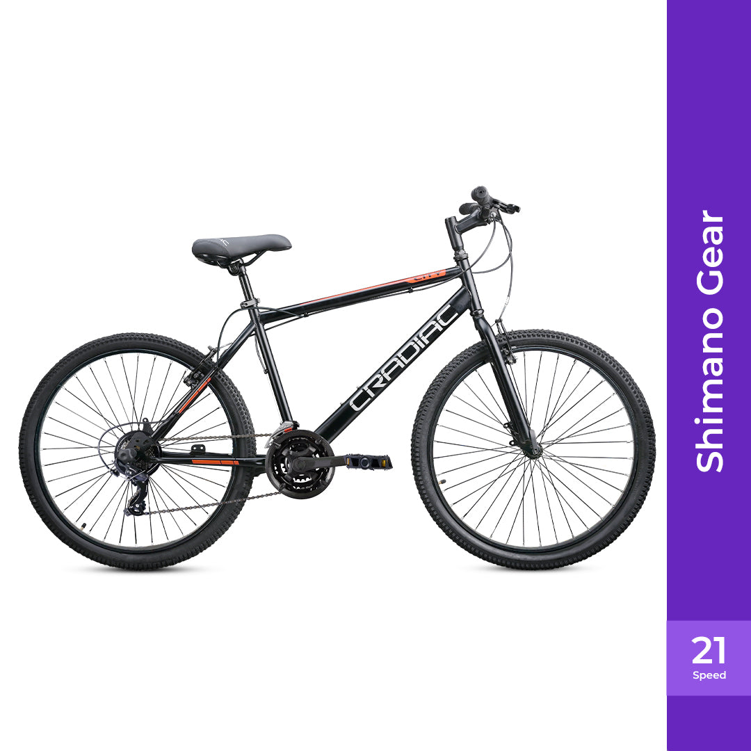 CITY BIKE 26 BLACK 21 SPEED