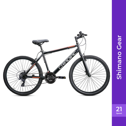 CITY BIKE 26 BLACK 21 SPEED