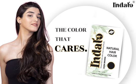 Natural Dark Brown Hair Color for No More Chemical Damage - 100g