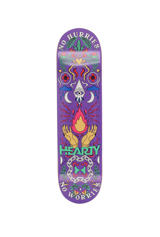 Hearty Skateboard Deck No worries Purple - 8.0" & 8.125"