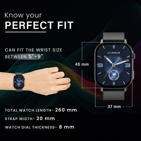Hammer Arctic 2.04" Super Amoled Display Bluetooth Calling Smartwatch