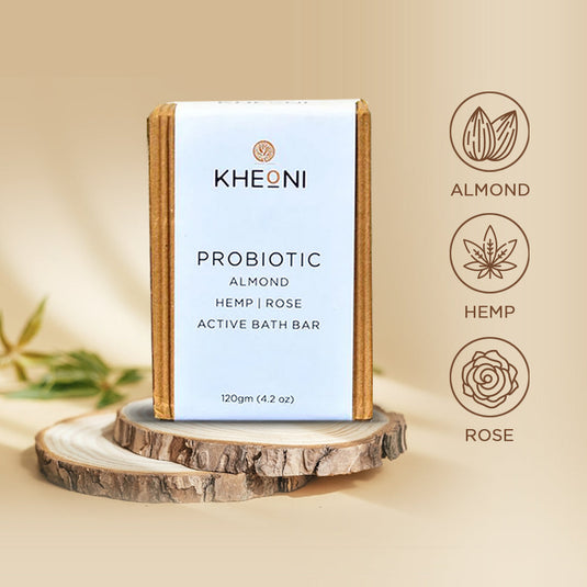 Probiotic Almond | Hemp | Rose Active Bath Bar