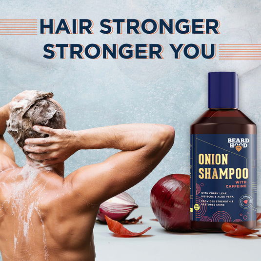 Onion Shampoo With Caffeine, 200ml