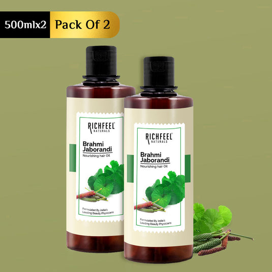 Richfeel Brahmi Jaborandi Hair Oil 500 ML Pack of 2