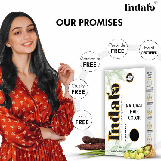 Pure & Natural Hair Color for No More Chemical Damage - 100g