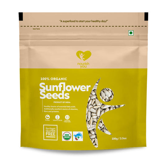 SUNFLOWER SEEDS | 100g - Nourish You