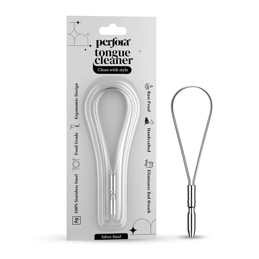 Silver Stainless Steel Tongue Cleaner