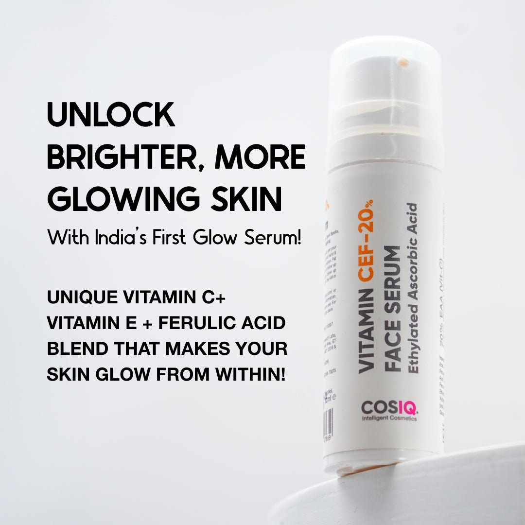 Vitamin CEF - 20% Face Serum 30ml - CosIQ