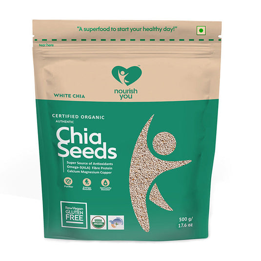 White chia seeds