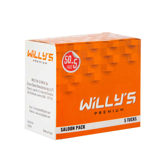 Willy's Premium Double Edge Safety Blades Box of 50 (2 Boxes) - Razors & Razor BladesPinkWoolf